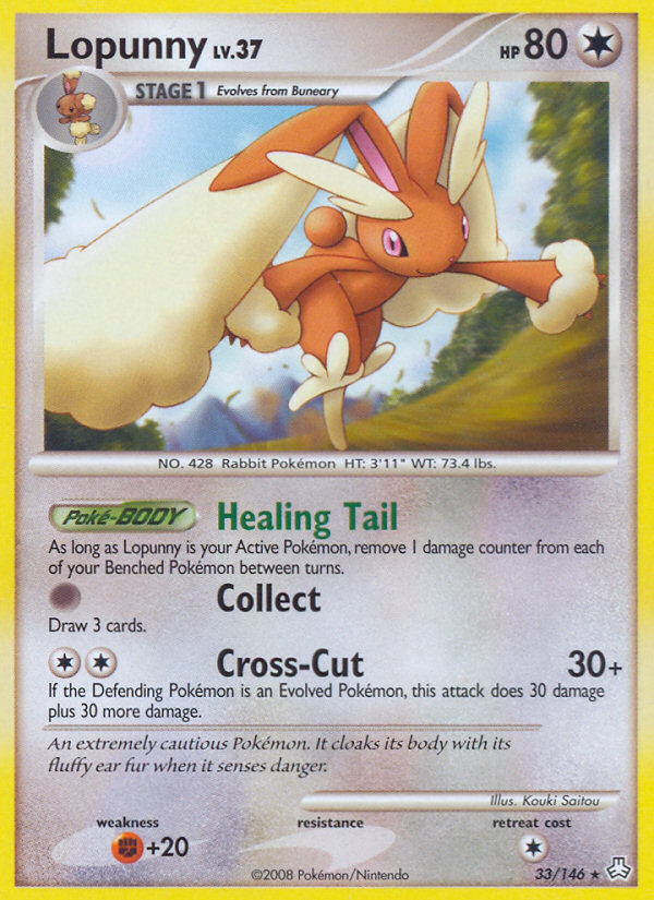 Lopunny (33/146) [Diamond & Pearl: Legends Awakened] Pokémon