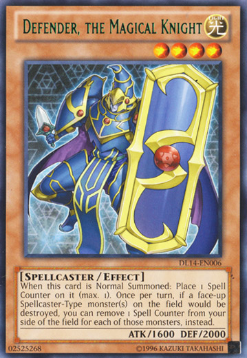Defender, the Magical Knight (Green) [DL14-EN006] Rare Yu-Gi-Oh!