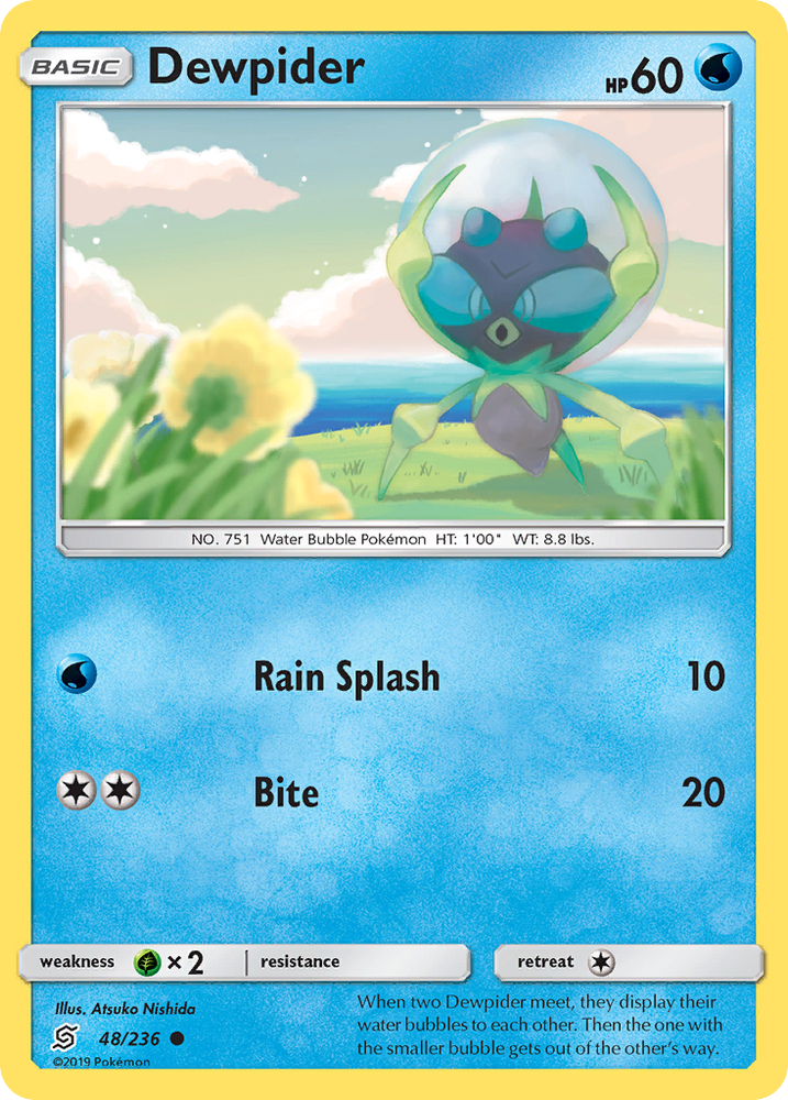 Dewpider (48/236) [Sun & Moon: Unified Minds] Pokémon