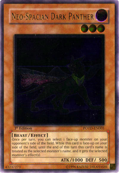 Neo-Spacian Dark Panther [POTD-EN005] Ultimate Rare Yu-Gi-Oh!