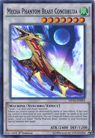 Mecha Phantom Beast Concoruda [MP14-EN093] Super Rare Yu-Gi-Oh!