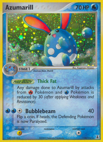 Azumarill (114/113) [EX: Delta Species] Pokémon