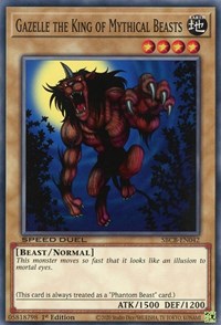 Gazelle the King of Mythical Beasts [SBCB-EN042] Common Yu-Gi-Oh!