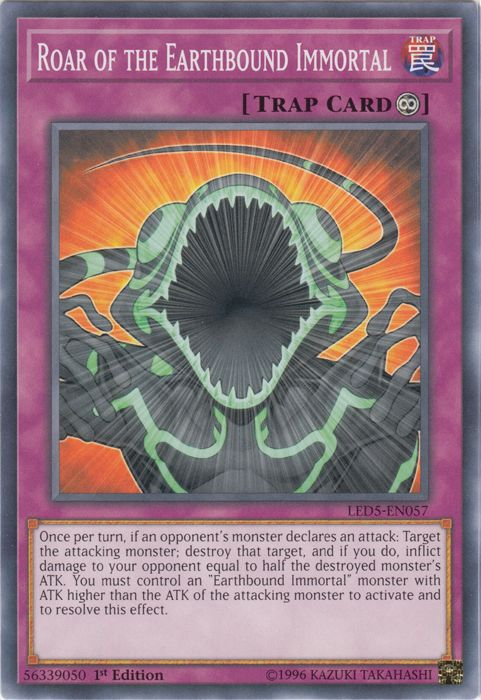 Roar of the Earthbound Immortal [LED5-EN057] Common Yu-Gi-Oh!