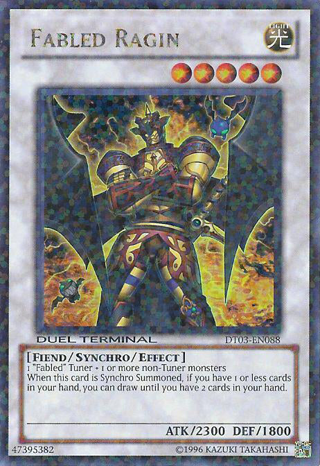 Fabled Ragin [DT03-EN088] Ultra Rare Yu-Gi-Oh!