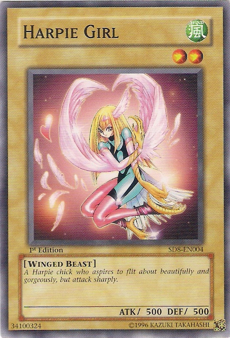Harpie Girl [SD8-EN004] Common Yu-Gi-Oh!