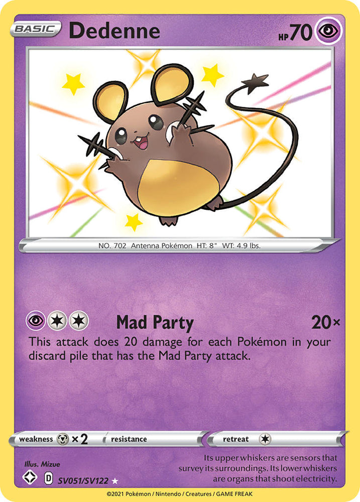 Dedenne (SV051/SV122) [Sword & Shield: Shining Fates] Pokémon