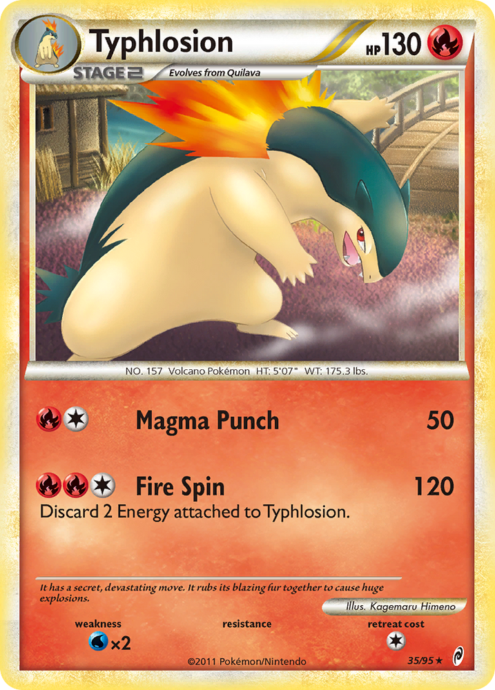 Typhlosion (35/95) [HeartGold & SoulSilver: Call of Legends] Pokémon