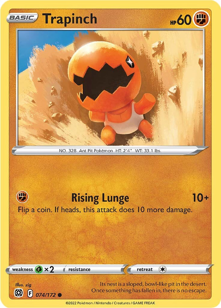 Trapinch (074/172) [Sword & Shield: Brilliant Stars] Pokémon