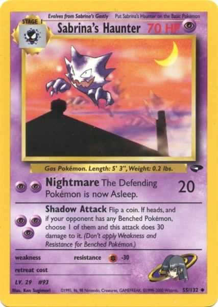 Sabrina's Haunter (55/132) [Gym Challenge Unlimited] Pokémon