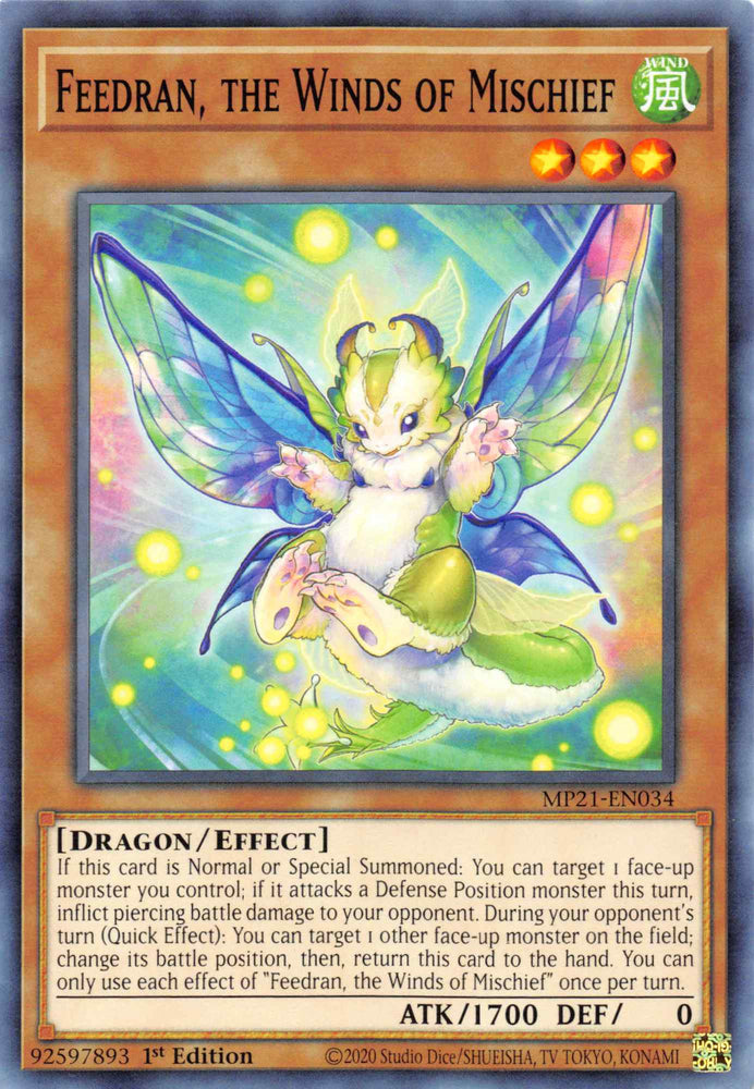 Feedran, the Winds of Mischief [MP21-EN034] Common Yu-Gi-Oh!