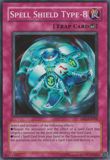 Spell Shield Type-8 [DR1-EN098] Super Rare Yu-Gi-Oh!