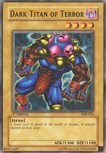 Dark Titan of Terror [SDK-014] Common Yu-Gi-Oh!
