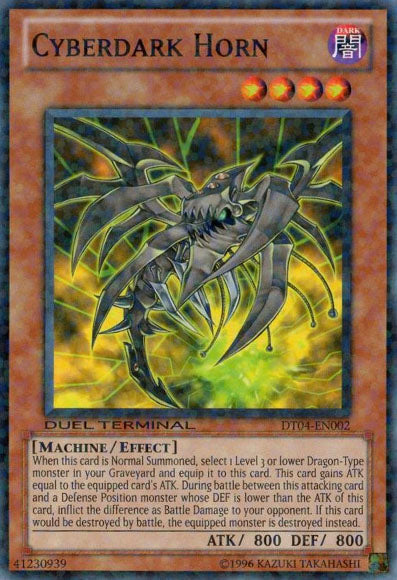 Cyberdark Horn [DT04-EN002] Common Yu-Gi-Oh!