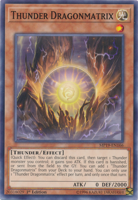 Thunder Dragonmatrix [MP19-EN166] Common Yu-Gi-Oh!