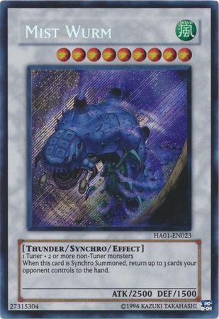 Mist Wurm [HA01-EN023] Secret Rare Yu-Gi-Oh!