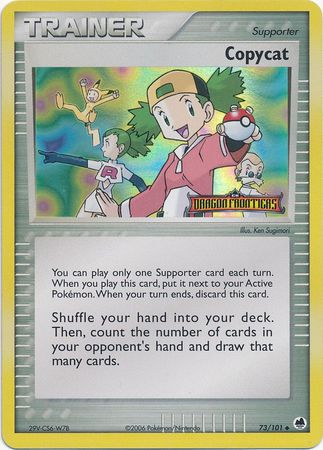 Copycat (73/101) (Stamped) [EX: Dragon Frontiers] Pokémon