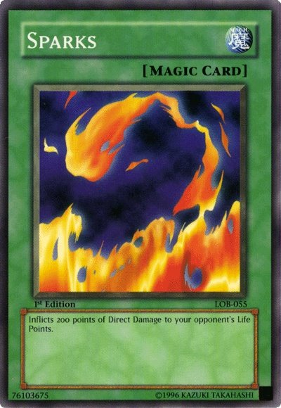 Sparks [LOB-055] Common Yu-Gi-Oh!