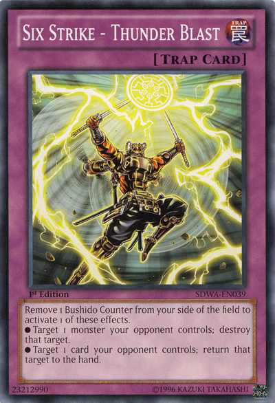 Six Strike - Thunder Blast [SDWA-EN039] Common Yu-Gi-Oh!
