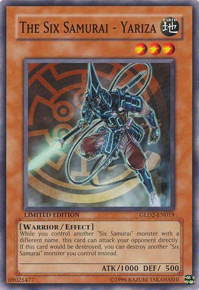 The Six Samurai - Yariza [GLD2-EN019] Common Yu-Gi-Oh!