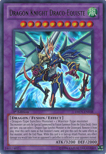 Dragon Knight Draco-Equiste [DREV-EN038] Ultra Rare Yu-Gi-Oh!