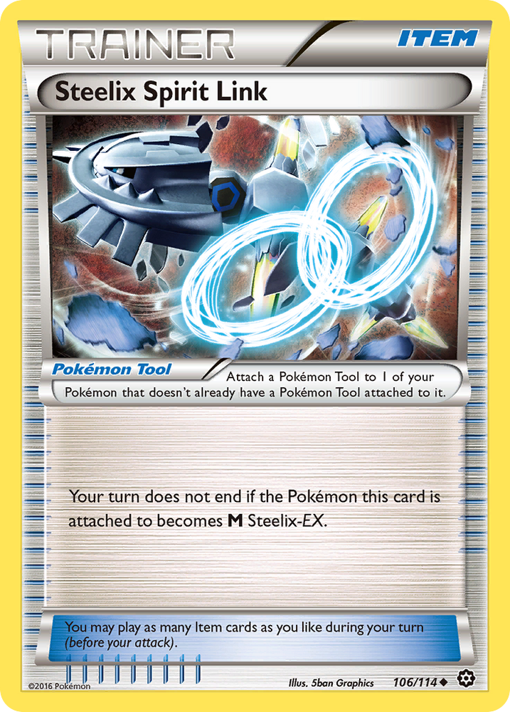 Steelix Spirit Link (106/114) [XY: Steam Siege] Pokémon