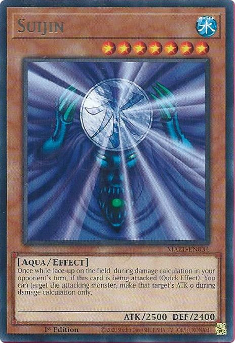 Suijin [MAZE-EN034] Rare Yu-Gi-Oh!