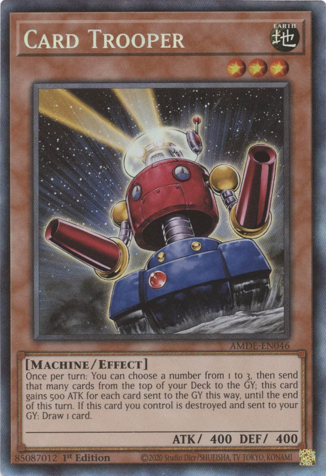 Card Trooper [AMDE-EN046] Collector's Rare Yu-Gi-Oh!