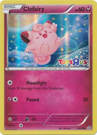Clefairy (50/83) (Toys R Us Promo) [XY: Generations] Pokémon