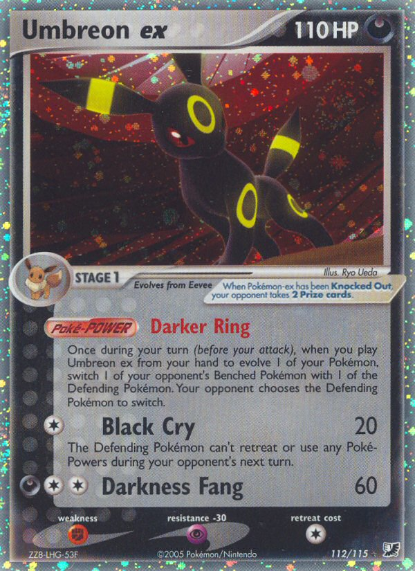 Umbreon ex (112/115) [EX: Unseen Forces] Pokémon