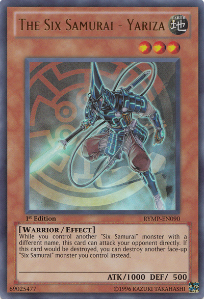 The Six Samurai - Yariza [RYMP-EN090] Ultra Rare Yu-Gi-Oh!