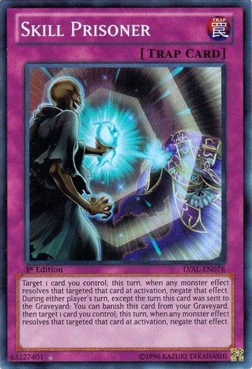 Skill Prisoner [LVAL-EN078] Super Rare Yu-Gi-Oh!