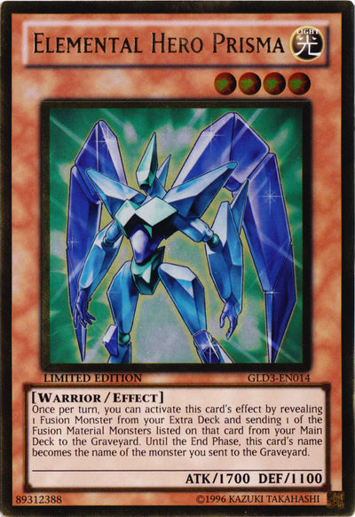 Elemental Hero Prisma [GLD3-EN014] Gold Rare Yu-Gi-Oh!