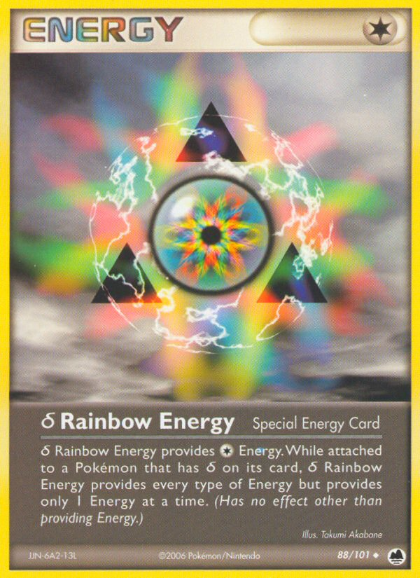 Rainbow Energy (88/101) (Delta Species) [EX: Dragon Frontiers] Pokémon