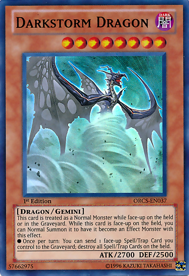 Darkstorm Dragon [ORCS-EN037] Super Rare Yu-Gi-Oh!