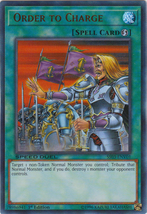 Order to Charge [SS03-ENV01] Ultra Rare Yu-Gi-Oh!