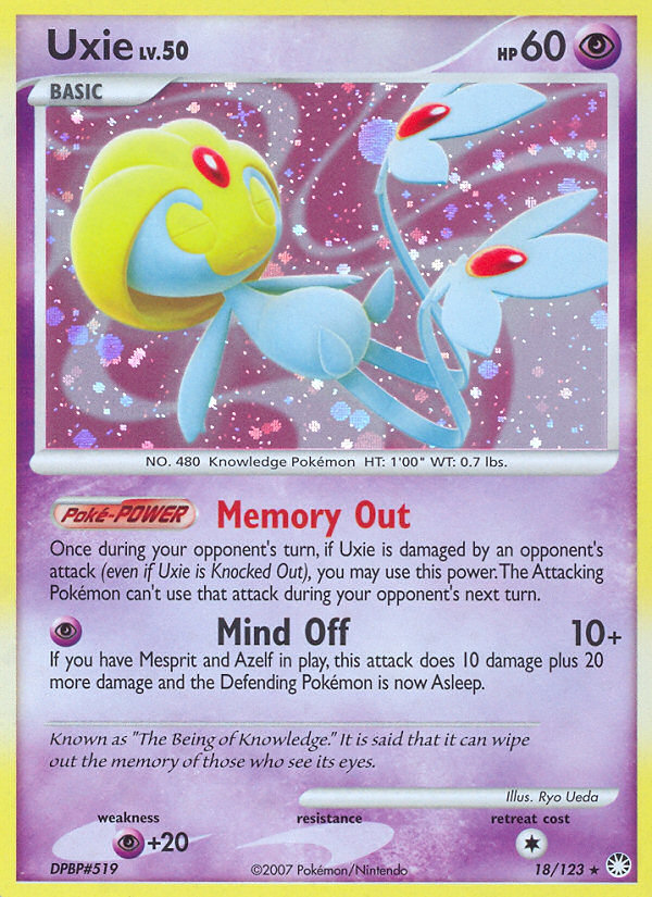 Uxie (18/123) [Diamond & Pearl: Mysterious Treasures] Pokémon