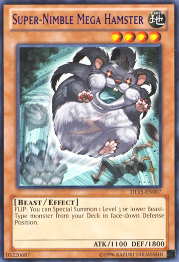 Super-Nimble Mega Hamster (Purple) [DL15-EN007] Rare Yu-Gi-Oh!