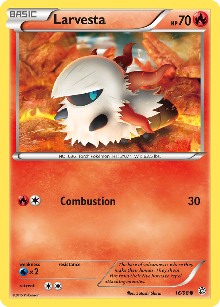 Larvesta (16/98) [XY: Ancient Origins] Pokémon