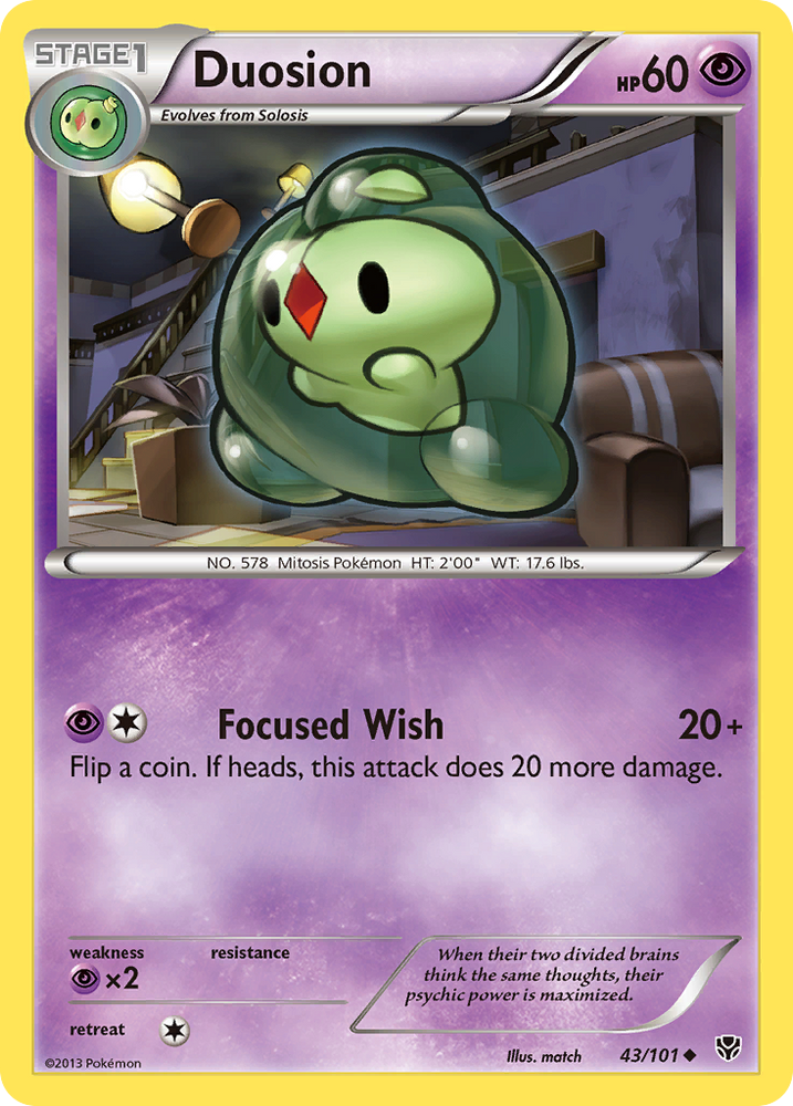 Duosion (43/101) [Black & White: Plasma Blast] Pokémon