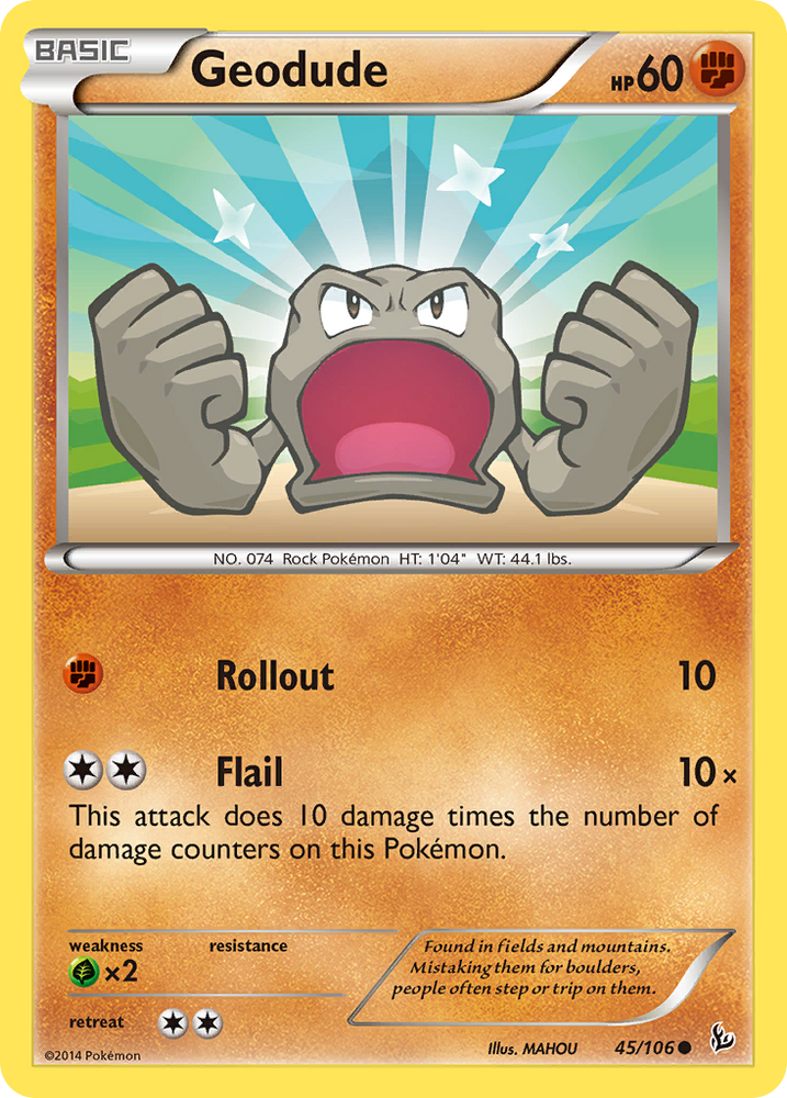 Geodude (45/106) [XY: Flashfire] Pokémon