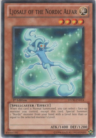 Ljosalf of the Nordic Alfar [STOR-EN014] Common Yu-Gi-Oh!