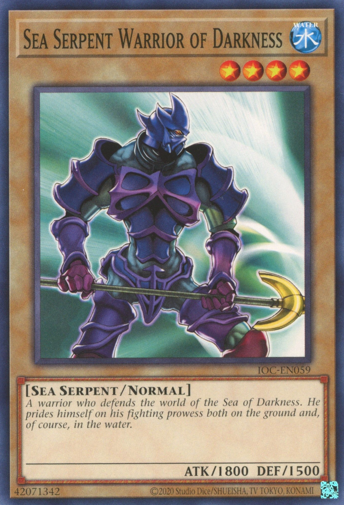 Sea Serpent Warrior of Darkness (25th Anniversary) [IOC-EN059] Common Yu-Gi-Oh!