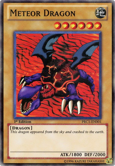 Meteor Dragon [PRC1-EN001] Super Rare Yu-Gi-Oh!