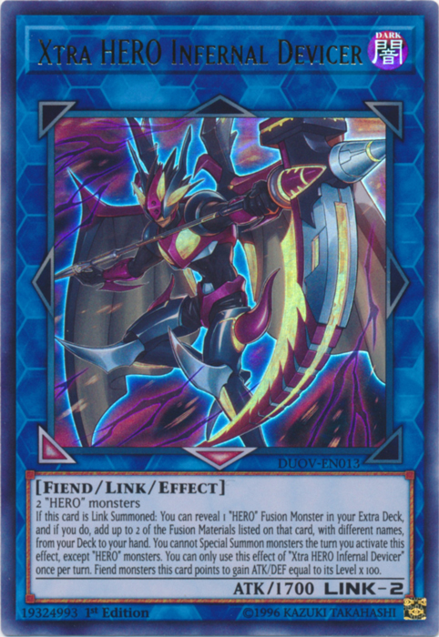 Xtra HERO Infernal Devicer [DUOV-EN013] Ultra Rare Yu-Gi-Oh!