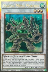 Martial Metal Marcher [MAGO-EN030] Gold Rare Yu-Gi-Oh!