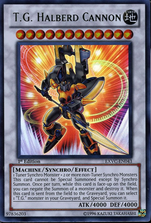 T.G. Halberd Cannon [EXVC-EN043] Ultra Rare Yu-Gi-Oh!