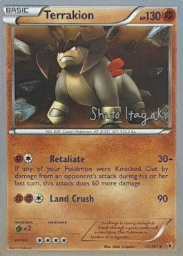 Terrakion (73/101) (Terraki-Mewtwo - Shuto Itagaki) [World Championships 2012] Pokémon