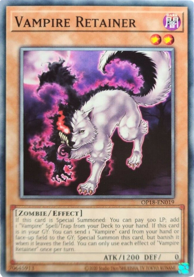 Vampire Retainer [OP18-EN019] Common Yu-Gi-Oh!