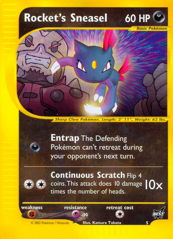 Rocket's Sneasel (5) [Best of Promos] Pokémon